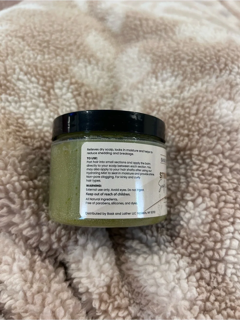 Stimulating Scalp & Hair Balm - Green